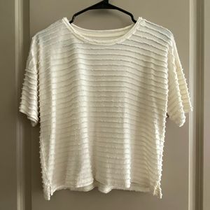 Madewell Fringe Stripe Tee